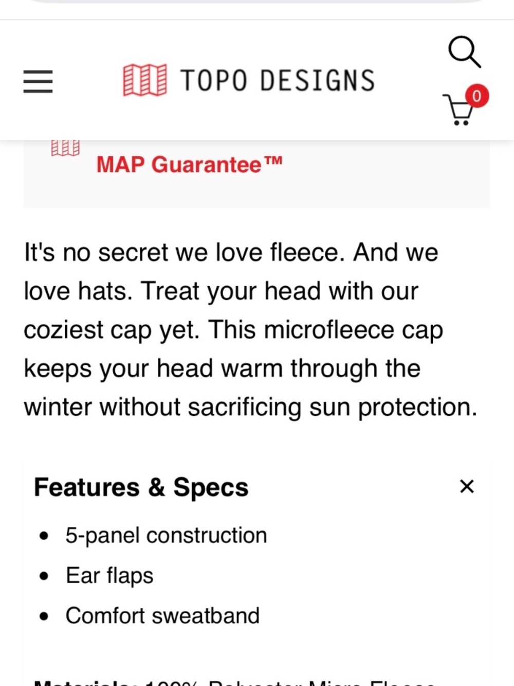 FLEECE CAP - Picture 5 of 5